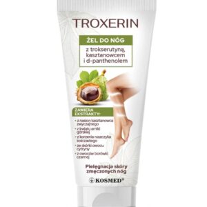 Troxerin 200g gel na nohy s troxerutinem, d-panthenolem a kaštanem koňským